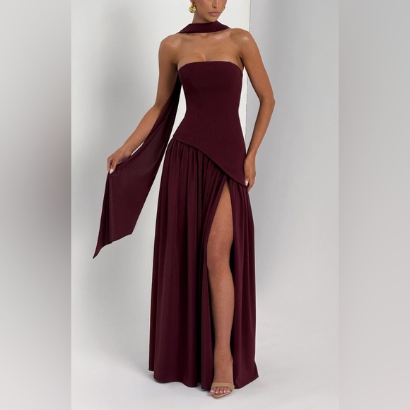 Babyboo Fashion | Dresses | New W Tags Babyboo Maliyah Maxi Dress Cherry  Lacquer | Poshmark